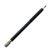 MICS Cataract 1.8mm Clear Cornea Diamond Knife, Angled DOP Black Gold Titanium J-Slot Bayonet Hande Design, 90 Degrees Sharp Sided Spear, Blade Dimensions 1.8mm Wide x 4mm Long x 0.17mm Thick K2-6680